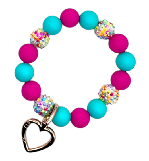 Armband Jennifer Turquoise & Pink