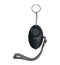Persoonlijk Alarm Deep Black - De perfecte accesoire voor aan je zelfderdediging sleutelhanger - Safe & Stylish