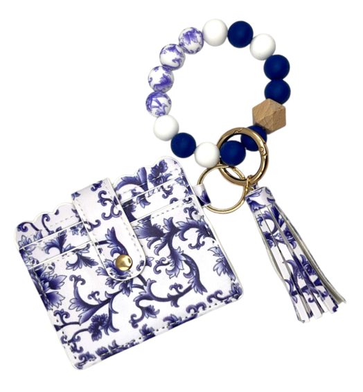 Armband & pasjeshouder Jackie Delftsblauw I