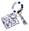 Armband & pasjeshouder Jackie Delftsblauw I - Stijlvol en handig, elegant en praktisch
