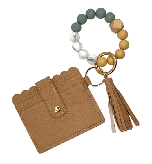 Armband & pasjeshouder Jackie Khaki
