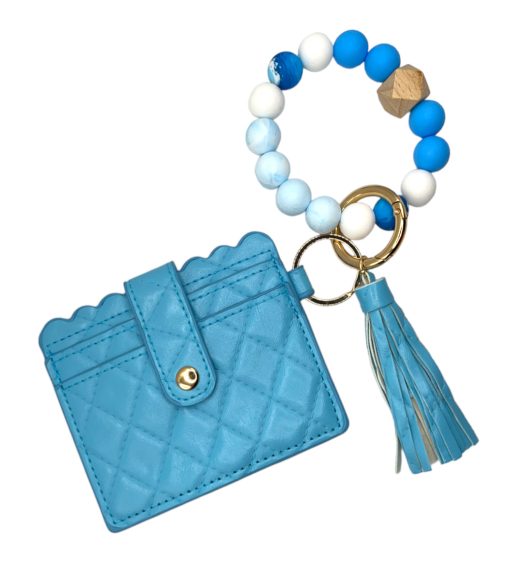 Armband & pasjeshouder Jackie Light Blue