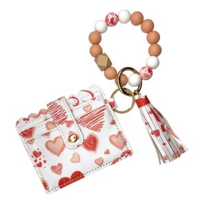 Armband & pasjeshouder Jackie Pink Hearts