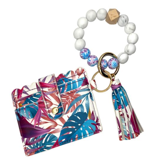 Armband & pasjeshouder Jackie Wild Leaves