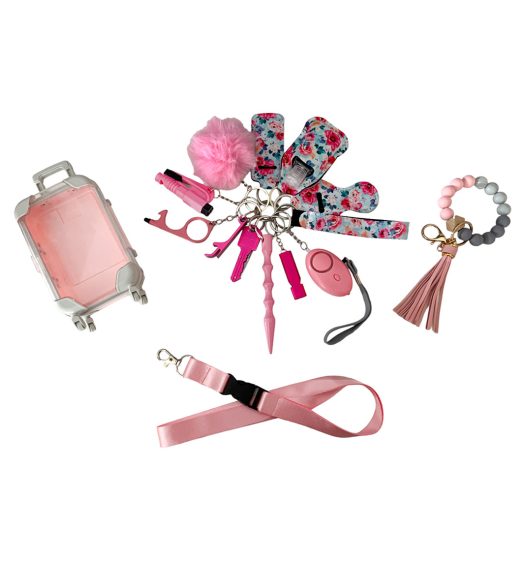 Keychain Superset Noelle Pink Flowers