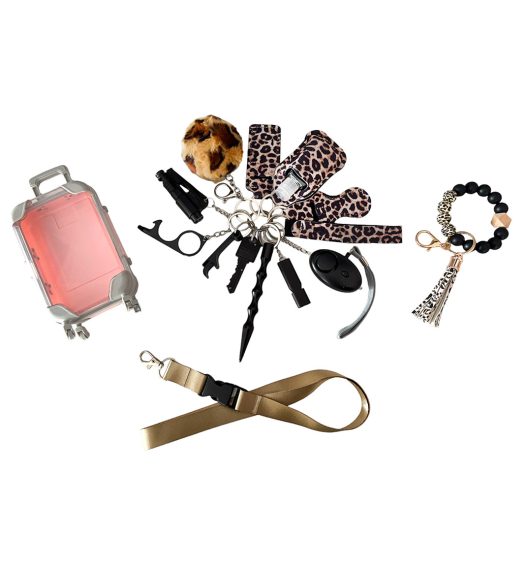 Keychain Superset Noelle Pink Leopard