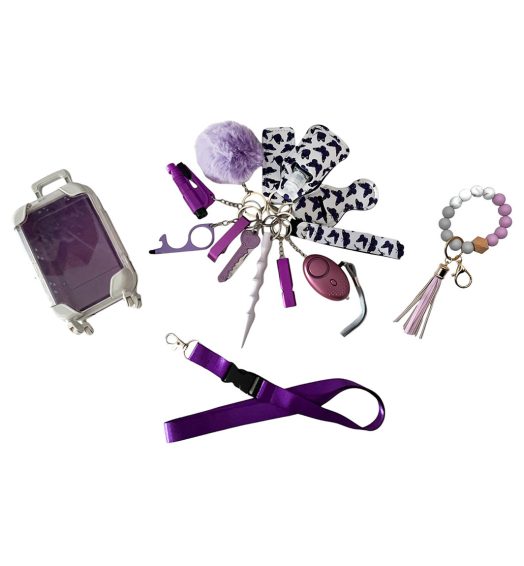 Keychain Superset Noelle Purple Butterflies